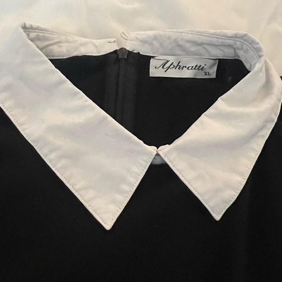 Wednesday Adams dress Xl juniors cute dress for everyday we used for costume. - Picture 2 of 4